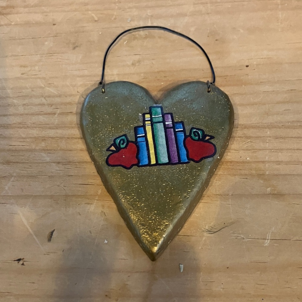 3 for $10 ITEM 

Handcrafted Heart-Shaped Ornament